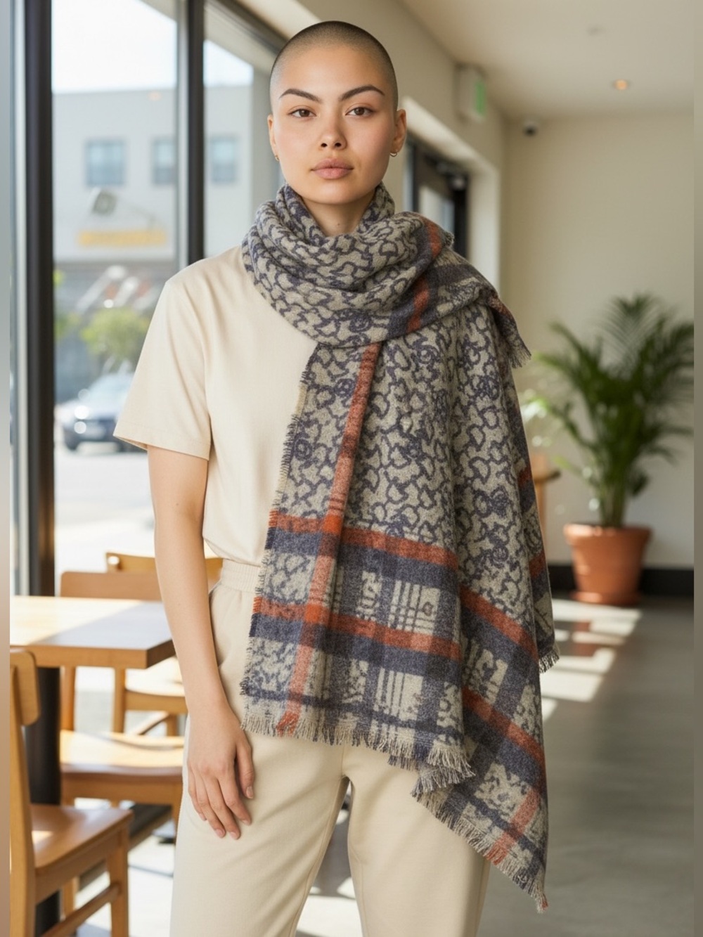 Women's Wrap Scarf - Versatile Layering